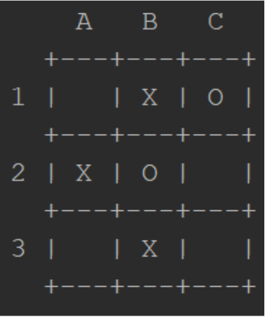 TicTacToe Spielbrett